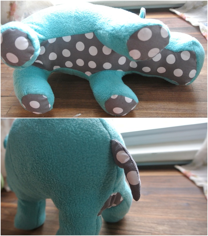 DIY: Stuffed Animal- Hippo - dainty fingers